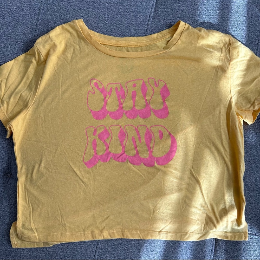 STAY KIND CROP TOP